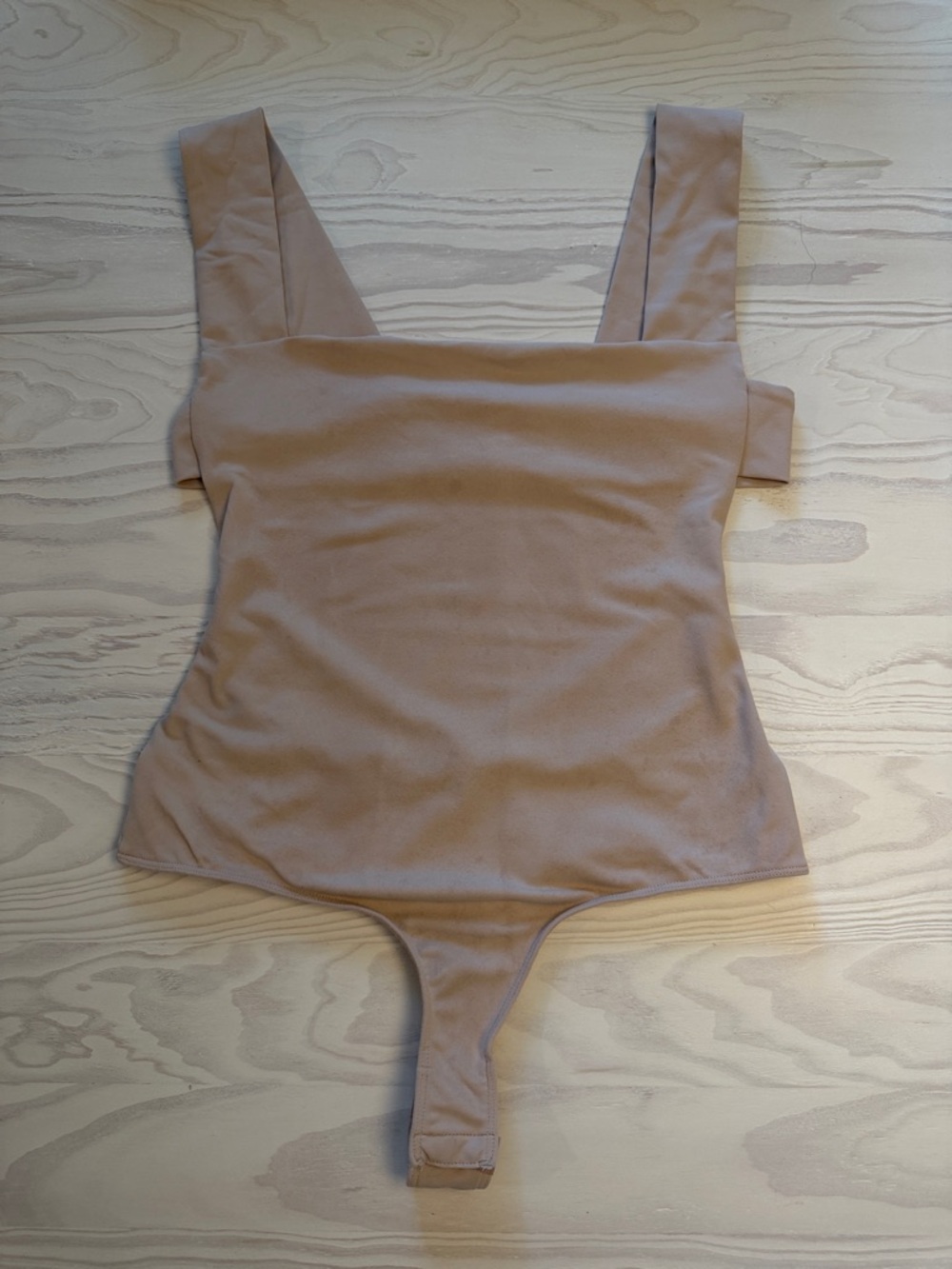 Free People Square Neck Nude/Blush Bodysuit